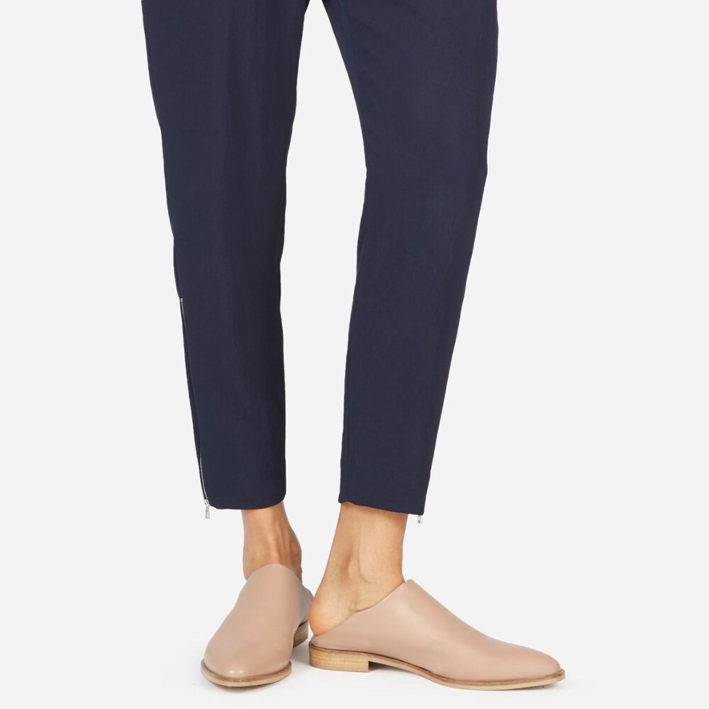 Everlane The Modern Babo Flat Loafer in Blush, Size 5